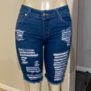 NWT Stretch Denim Bermuda Short.